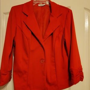 Vintage Red Blazer